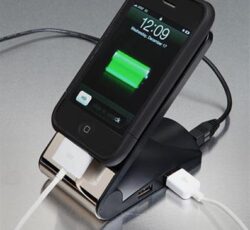 نگهدارنده غیر لغزشی موبایل با هاب شارژر 4 پورت USB