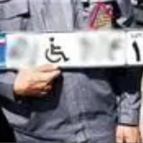پلاک ویژه معلولین
