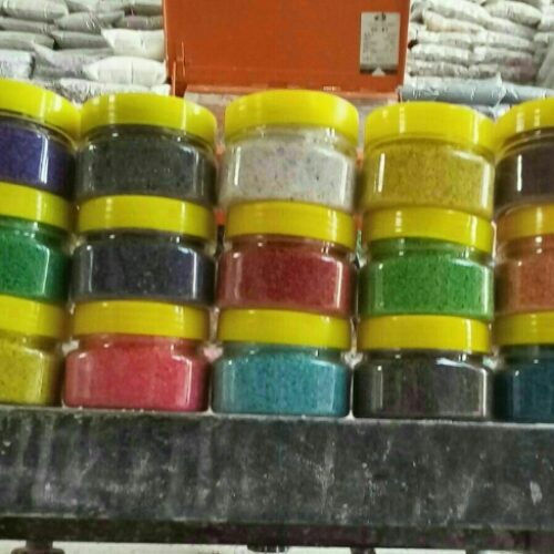 عمد فروش انواع شن رنگی