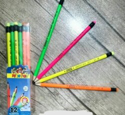 مداد مشکی رنگارنگ