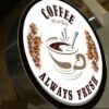 تابلو قهوه کافه (دوطرفه)