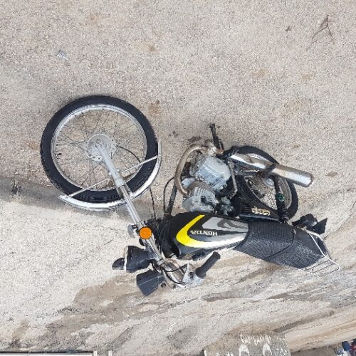 موتور سیکلت تلاش مزایده