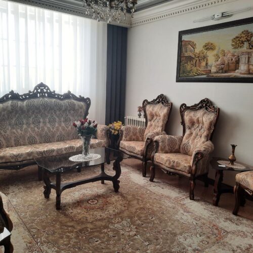 مبل 9نفره پایه استیل کاملا سالم