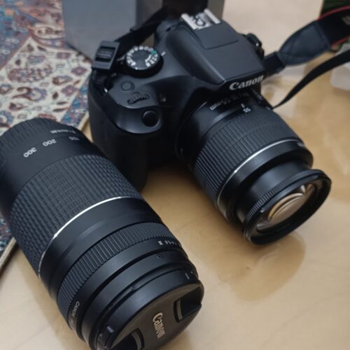 پک کامل کنون 1300 با دو لنز