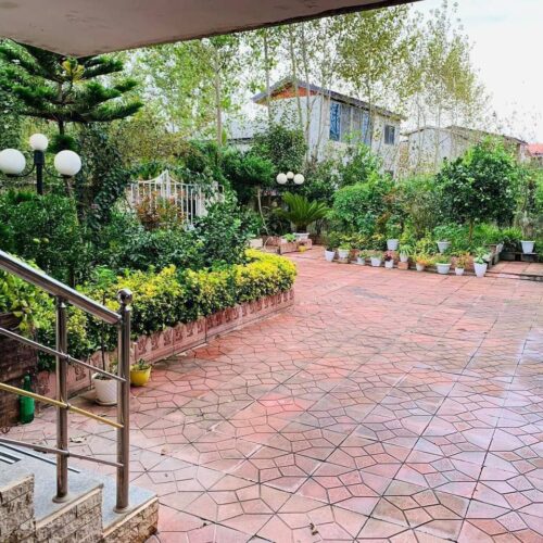 فروش ویلا مشجر نیم پیلوت سنددار در آهودشت