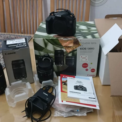 پک کامل کنون 1300 با دو لنز