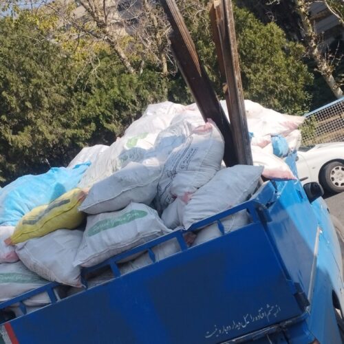 حمل نخاله وپخش مصالح