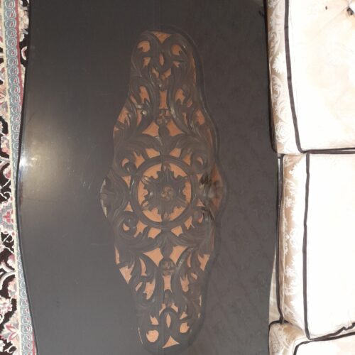 مبل استیل چوب راش پایه کوتاه