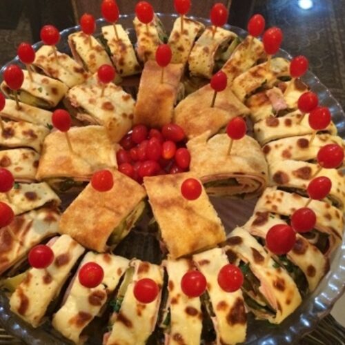 انواع فینگرفود  وسالاد ماکارونی خاگینه