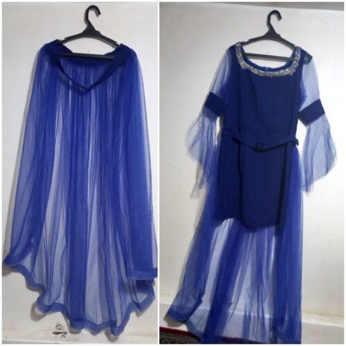 لباس مجلسی سایز 48_50ملیله دوزی شده