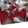چراغ دیواری فلزی 6عدد دوشعله چرخون.و سقفی دو وسه شعله