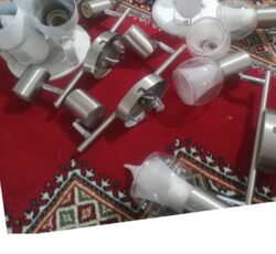 چراغ دیواری فلزی 6عدد دوشعله چرخون.و سقفی دو وسه شعله