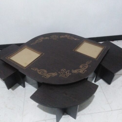 میز پذیرایی قهوه ای خوش رنگ درحدنو قیمت مفت زیر قیمت بازار