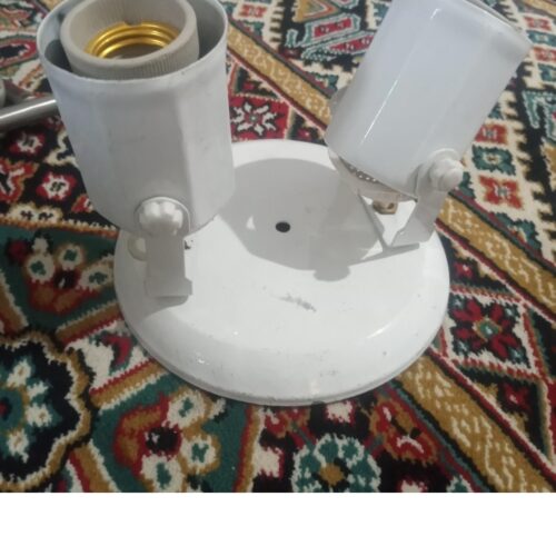 چراغ دیواری فلزی 6عدد دوشعله چرخون.و سقفی دو وسه شعله