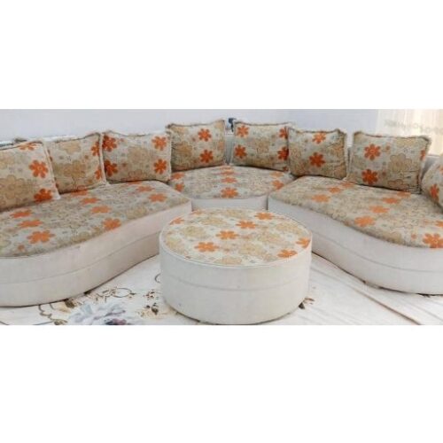 مبل 7 نفره همراه جلومبلی