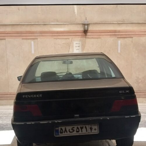 پژو 405 GLX مشکی دوگانه LPG