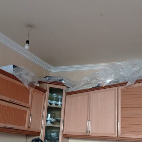 کابینت MDF همراه با عجاغ گاز و هود و چراغ قیمت توافقی