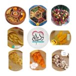 پرتی انواع میوه خشک