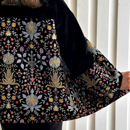 کت  مخمل سوزندوزی