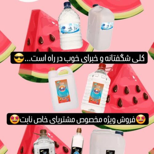 آب مقطر دیونیزه برند نابت