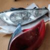 چراغ جلو و خطر عقب .پخش و مانیتور فابریک 206
