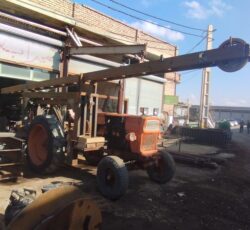 حفاری چاه اب عمیق و نیمه عمیق ضربه ای با تراکتور