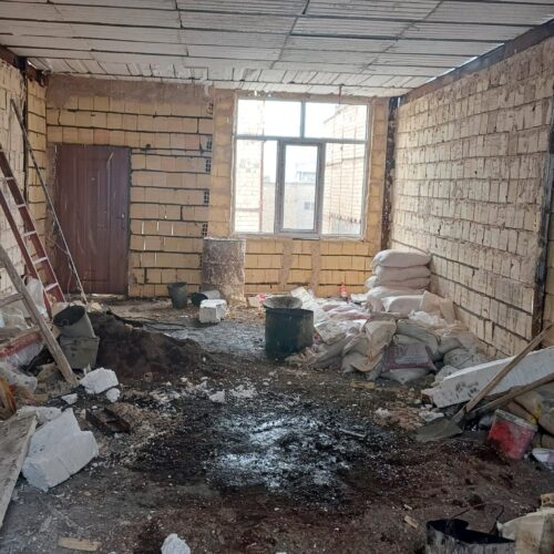 آپارتمان 60 متری سفت کاری شده