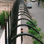 نرده حفاظ آبشاری سرنیزه شاخگوزنی