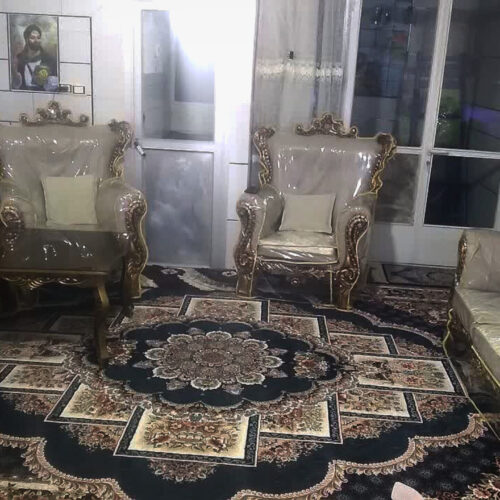 مبلمان 7 نفره روکشدار همرا کوسن