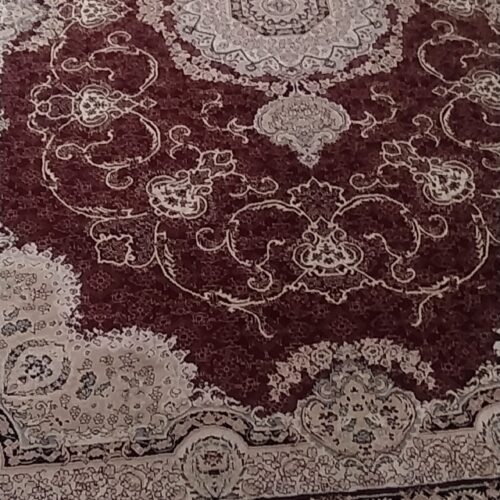 فرش بازمینه قرمز زیبا