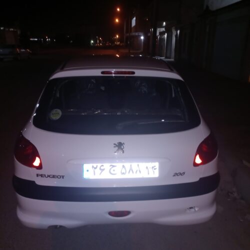 پژو 206 تیپ 2 مدل 1401 در حد نو