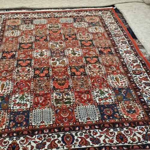 قالی دست بافت چهار لشتری