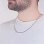 گردنبند نقره مردانه