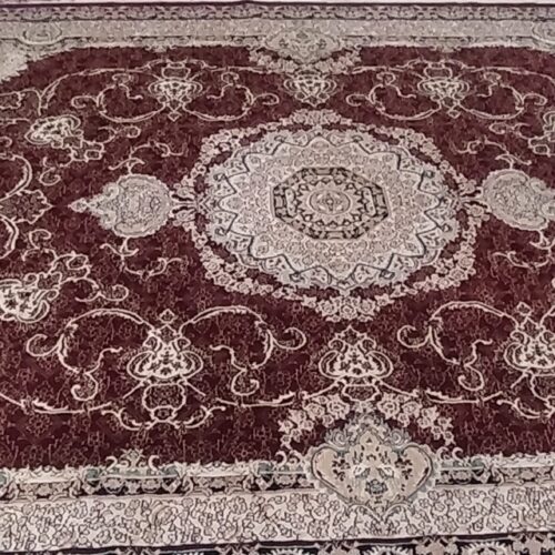 فرش بازمینه قرمز زیبا