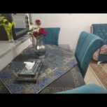 مبل و میز ناهار خوری تمیز در حد نو