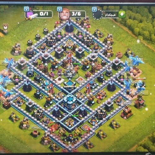 فروش اکانت کلش آف کلنز تالار 13 مکس