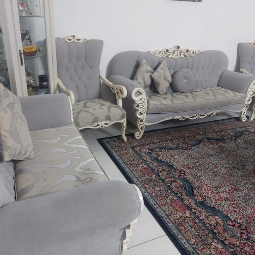 مبلمان نیمه استیل 7 نفره