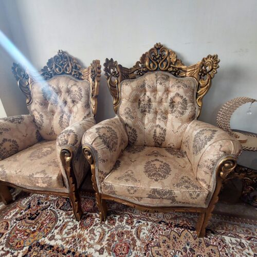 فروش مبل سلطنتی کلاسیک چوبی