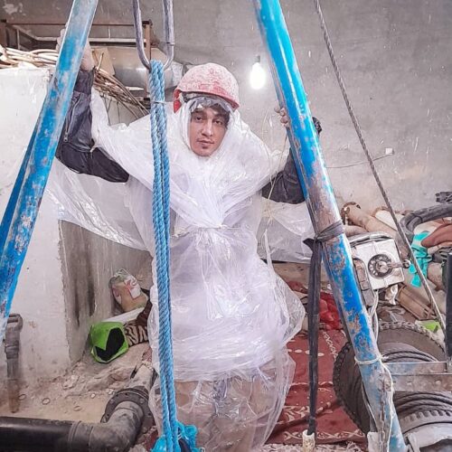 حفره چاه ابی وه غنات تعمیره چاه وه غنات