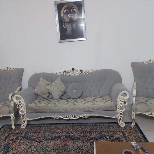 مبلمان نیمه استیل 7 نفره