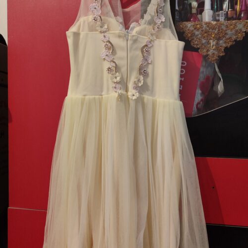 لباس مجلسی دخترانه توری خامه دوزی