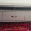 میزتلویزیون چوبی به رنگ طوسی
