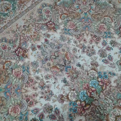 6 متری خطیبی کف ابریشم طرح سیمرغ