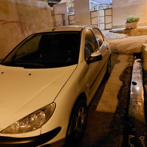 پژو 206 سفید مدل 92