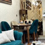 سرویس مبل راحتی 8نفره به همراه میزناهارخوری 4نفره