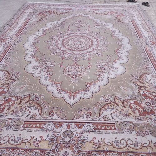 فرش گل برجسته