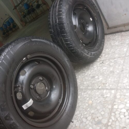 دو عدد لاستیک پژو بارز با رینگ