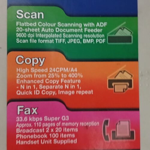 پرینتر اسکنر فاکس پاناسویک