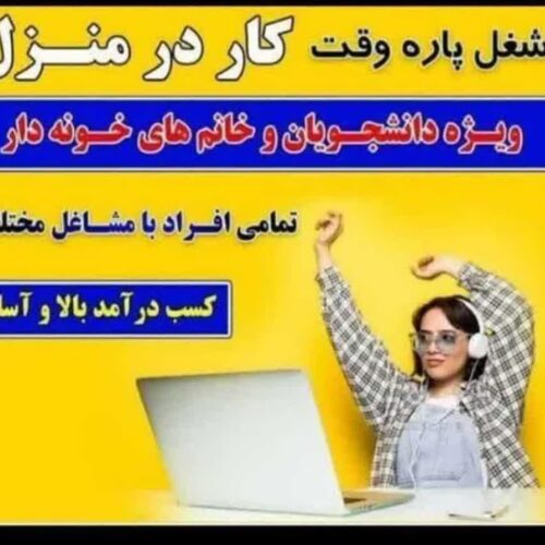 کار در منزل با گوشی برای بانوان