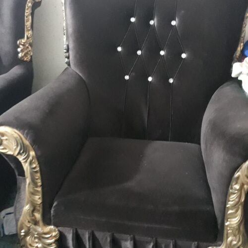 مبل سلطنتی قهوه ای نو